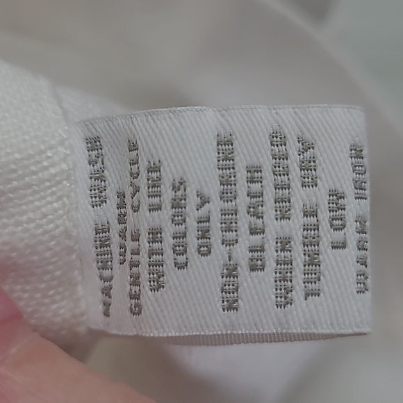 CHARTER Club 100% Linen Button Down Roll Tab Sleeve Shirt Jacket White Shacket - Picture 5 of 7